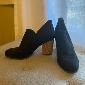 Womens black booties